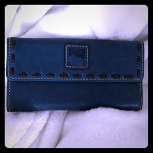 Dooney and Bourke Florentine wallet in Ocean RARE